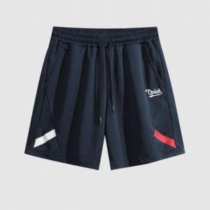 Letter Graphic Pockets Lounge Shorts