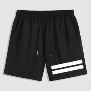 Stripe Drawstring Shorts