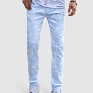 Cloud Wash Casual Jeans