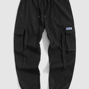 Multi-pocket Drawstring Leg Cargo Pants