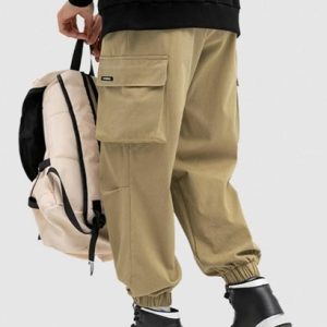 3D Pocket Cargo Beam Feet Pants