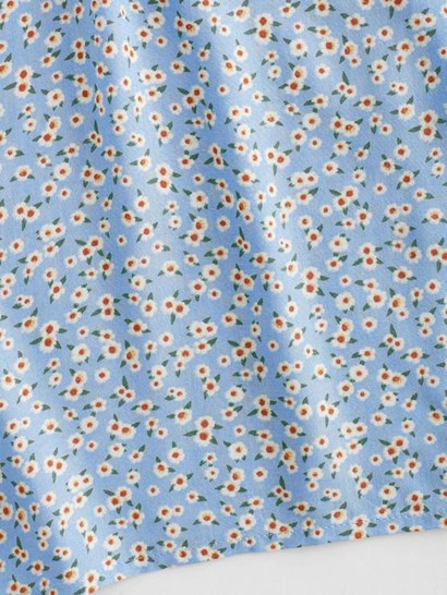 Tiny Floral Print Knotted Sheath Dress - Image 4