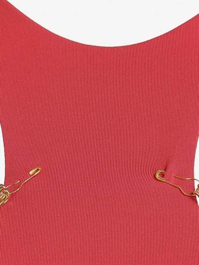 Cut Out Layered Chain Bodycon Dress - Image 4